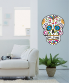 Adesivo de Parede Caveira Mexicana
