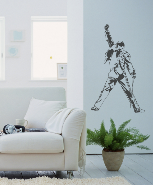 Adesivo de Parede Freddie Mercury