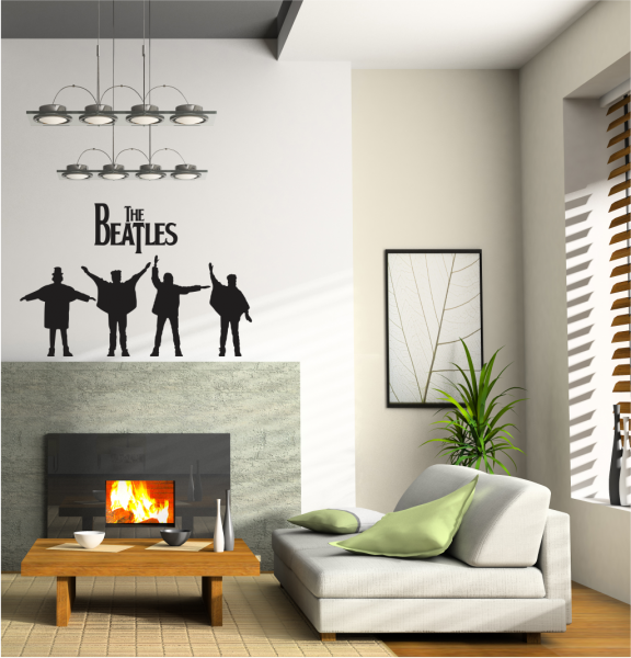 Adesivo de Parede Beatles